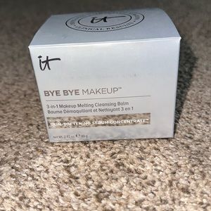 it cosmetics bye bye makeup cleansing balm.  Brand new